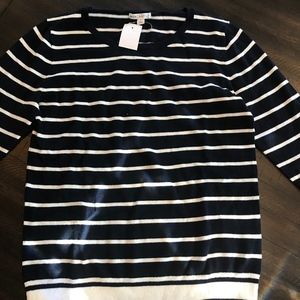 Striped J Crew sweater